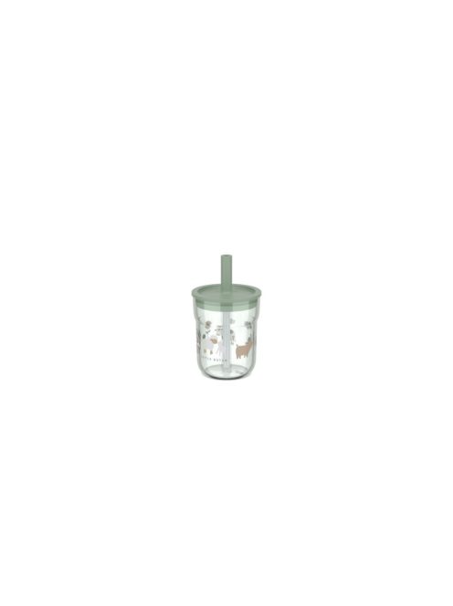 Little Dutch gyerek pohár szívószállal 250 ml - little farm