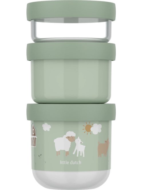 Little Dutch gyerek snack box készlet 3 db-os - little farm