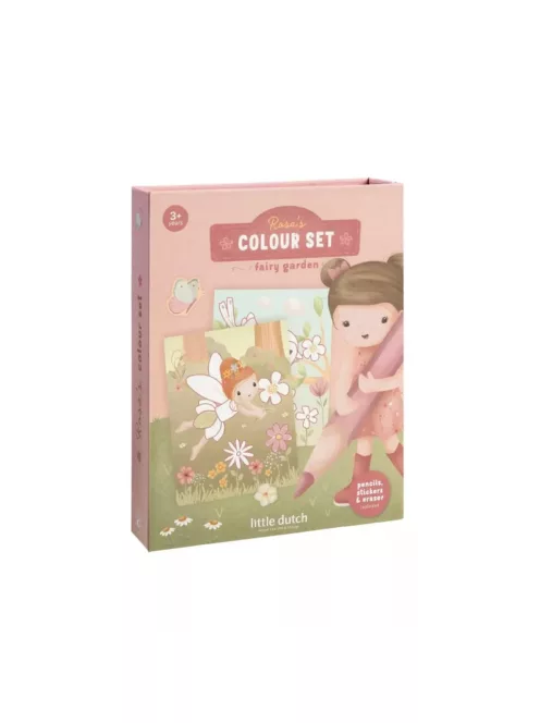 Little Dutch színező könyv kiegészítőkkel - Rosa Fairy Garden