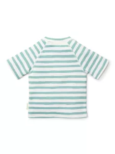   Little Dutch rövid ujjú úszópóló Stripes Surf Blue - 74/80