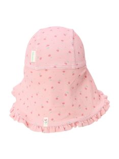 Little Dutch strand sapka Sunny Flowers Blush - 2-es méret