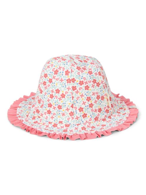 Little Dutch kifordítható strandsapka Sunny Flowers Multi-colour - 1-es méret