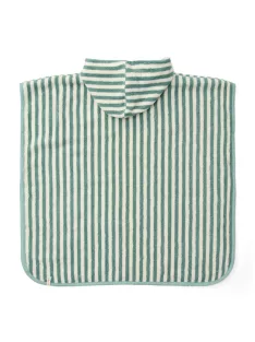   Little Dutch fürdőponcsó Seashells and Stripes Surf - Blue