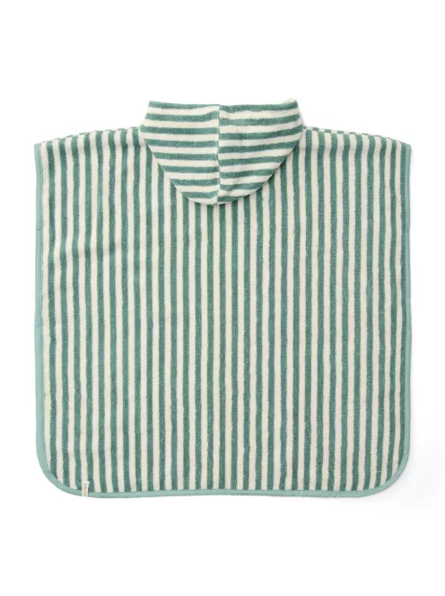 Little Dutch fürdőponcsó Seashells and Stripes Surf - Blue