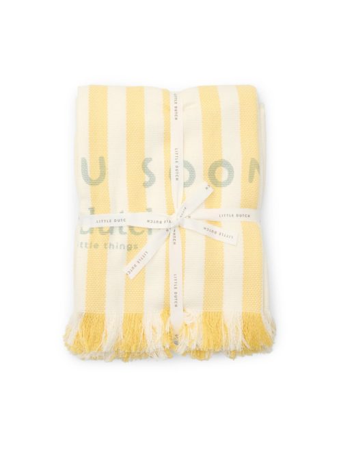 Little Dutch strandpléd - Sunny Yellow