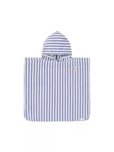 Little Dutch fürdőponcsó Dreamy Purple Stripe - One size