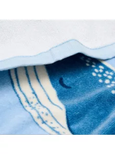   Little Dutch strandtörölköző Ocean World Blue - 60cm X 120cm