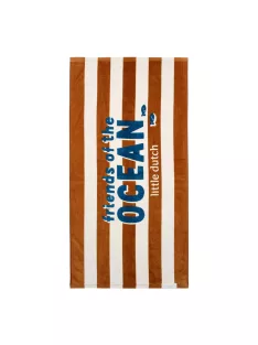   Little Dutch strandtörölköző Ocean World Brown Stripe - 60cm X 120cm