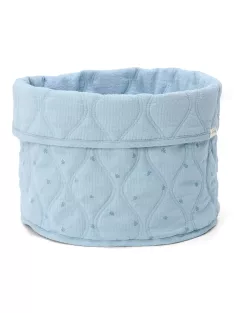 Little Dutch kerek tároló 30x25 cm - Pure Denim Blue