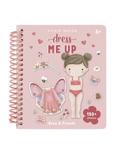   Little Dutch öltöztess matricás füzet - Rosa és barátai