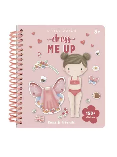   Little Dutch öltöztess matricás füzet - Rosa és barátai