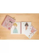 Little Dutch öltöztess matricás füzet - Rosa és barátai