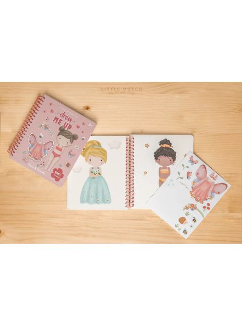 Little Dutch öltöztess matricás füzet - Rosa és barátai