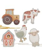Little Dutch fűzhető kártyák - Little Farm