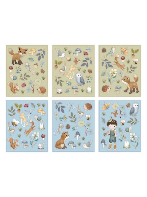 Little Dutch matrica szett - Forest Friends