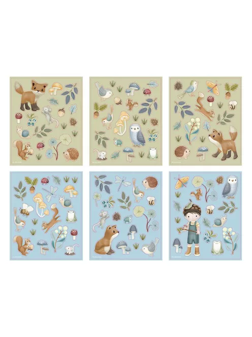 Little Dutch matrica szett - Forest Friends