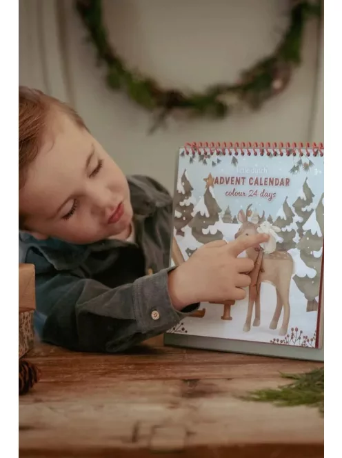 Little Dutch adventi kalendárium színező