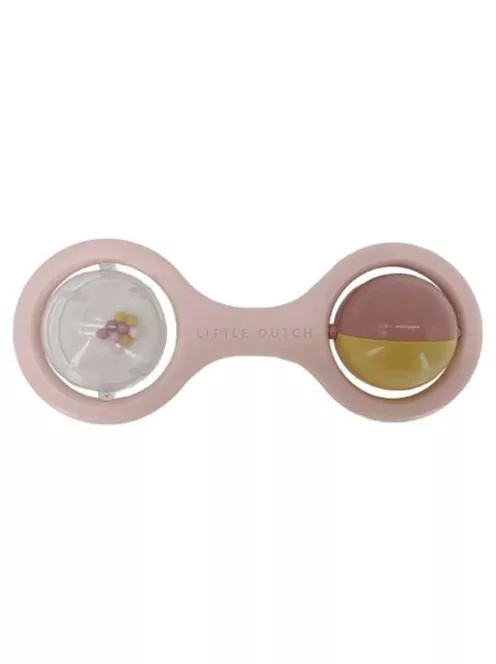 Little Dutch műanyag csörgő - pink