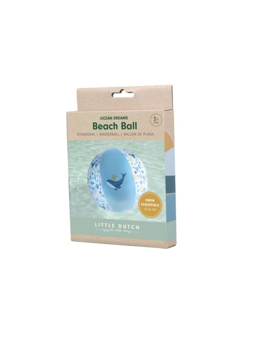 Little Dutch felfújható strandlabda Ocean Dreams 35 cm - kék