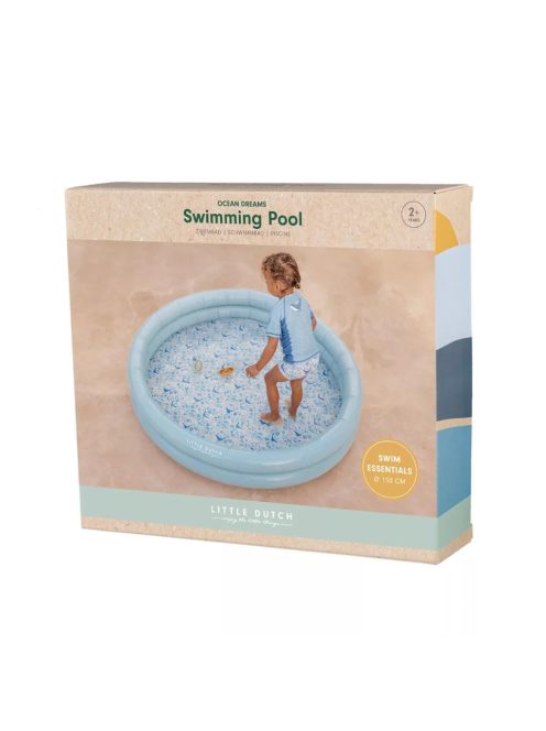Little Dutch felfújható medence Ocean Dreams 150 cm - kék