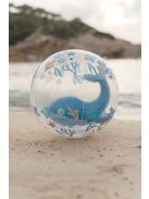 Little Dutch felfújható 3D strandlabda Ocean Dreams - kék