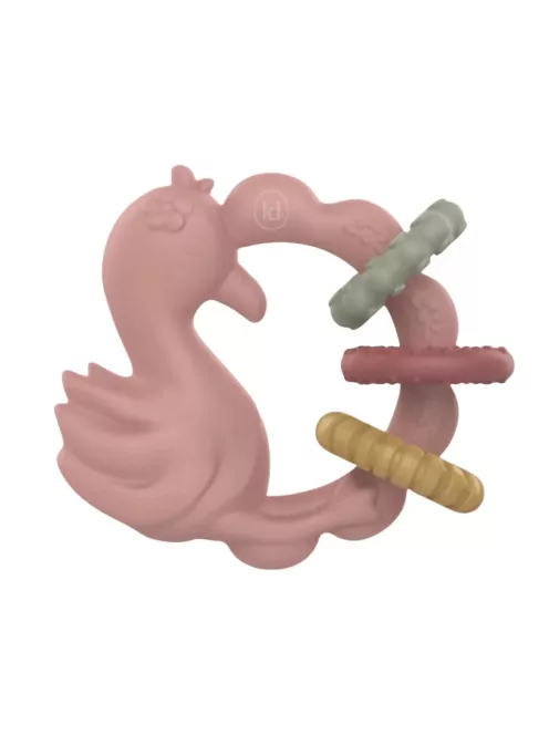 Little Dutch szilikon rágóka - flamingó