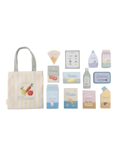 Little Dutch Bevásárlókocsi termékekkel