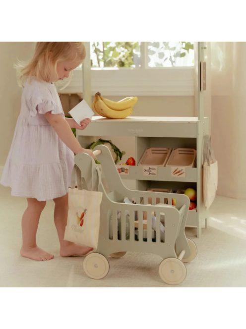 Little Dutch Bevásárlókocsi termékekkel