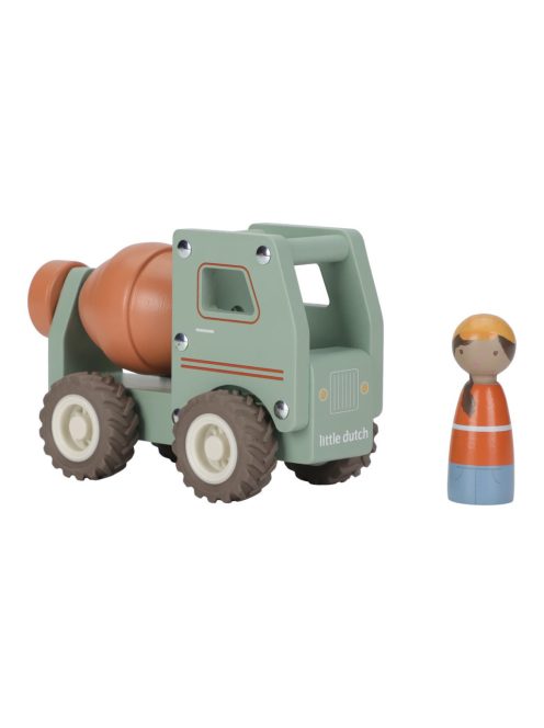 Little Dutch Betonkeverő autó figurával