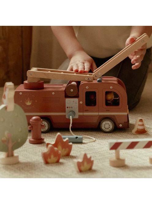 Little Dutch Tűzoltóautó kiegészítőkkel