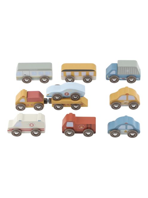 Little Dutch Kisautó készlet - vasúti sínpályához