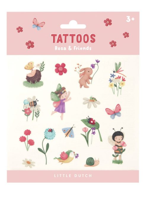 Little Dutch tetováló matricák - Rosa és barátai