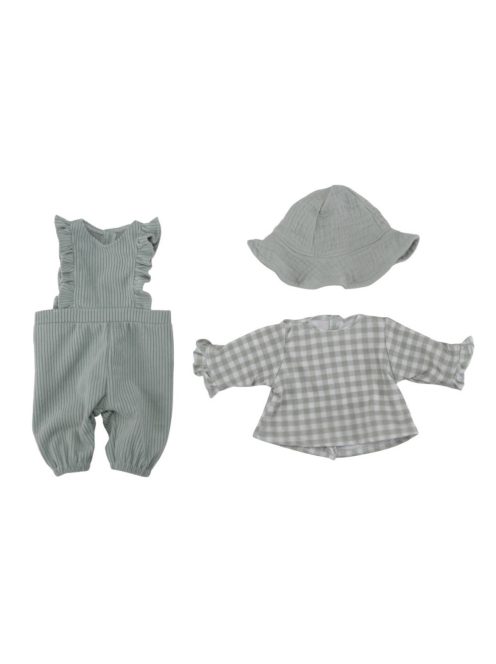 Little Dutch játékbaba ruha - Green Check