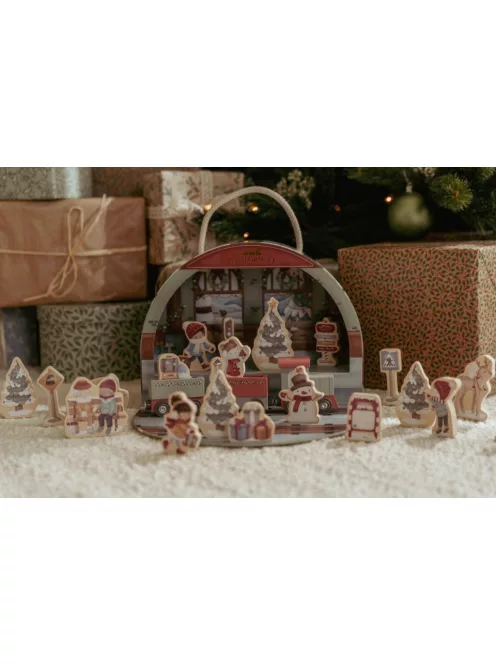 Little Dutch adventi ajándékdoboz kisvonattal