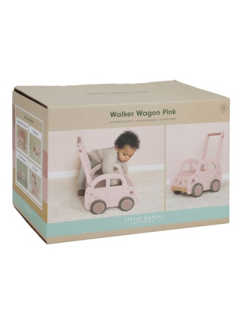 Little Dutch tolható - pink autó