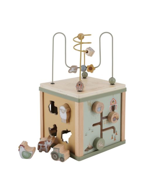 Little Dutch készségfejlesztő kocka Little Farm