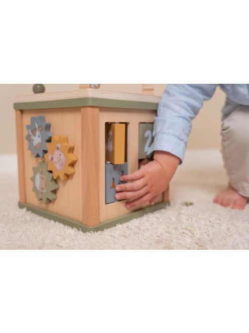 Little Dutch készségfejlesztő kocka Little Farm