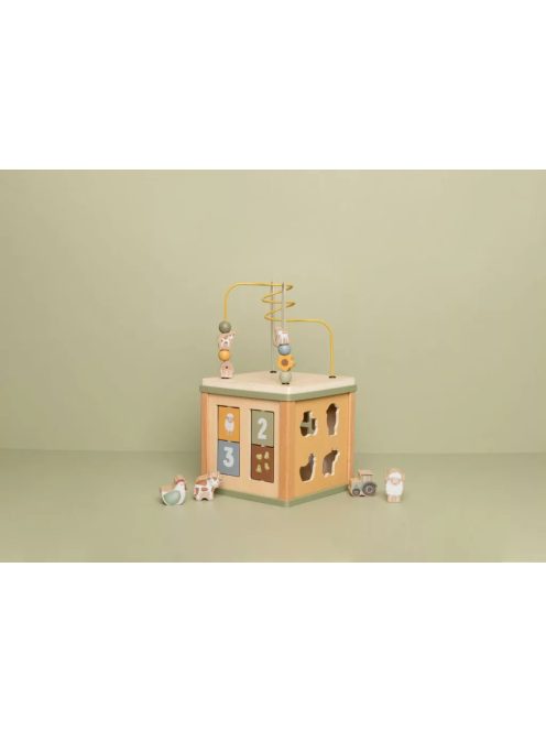 Little Dutch készségfejlesztő kocka Little Farm