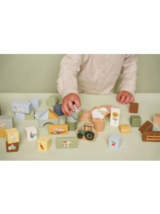 Little Dutch fa építőkocka 50 db - Little Farm