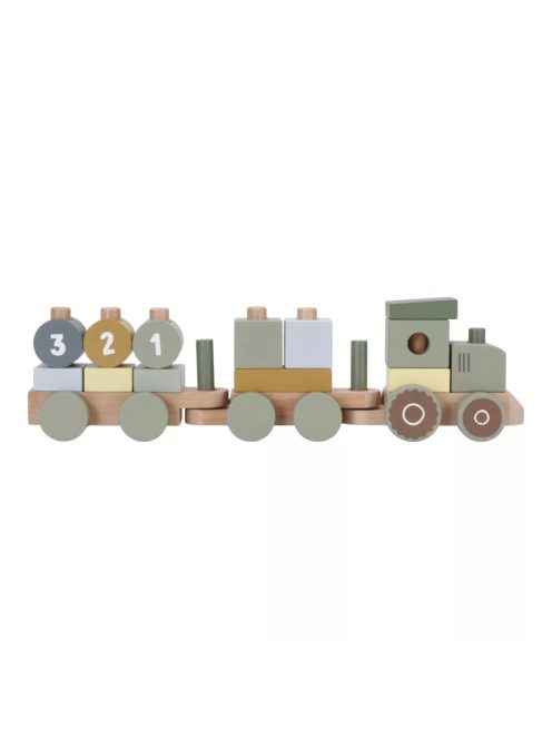 Little Dutch traktor építőelemekkel - Little Farm