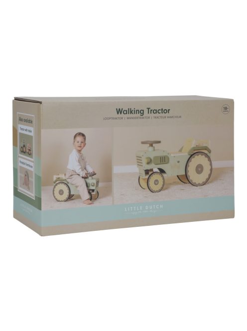Little Dutch lábbal hajtható traktor