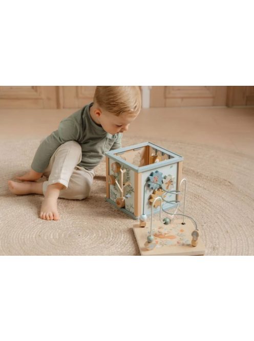 Little Dutch készségfejlesztő kocka - Forest Friends