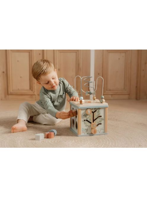 Little Dutch készségfejlesztő kocka - Forest Friends