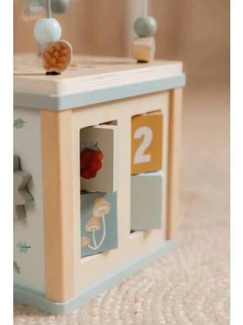 Little Dutch készségfejlesztő kocka - Forest Friends