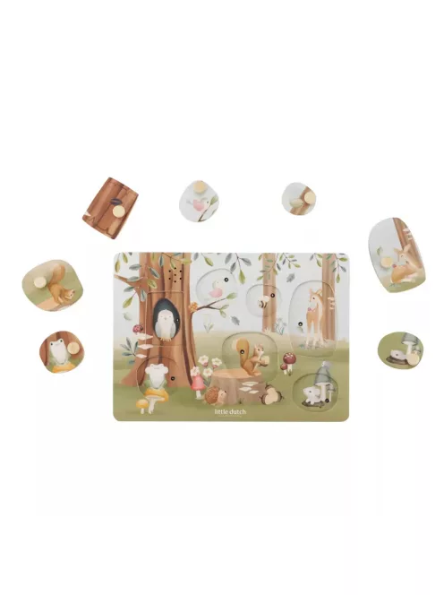 Little Dutch hangos puzzle - Forest Friends
