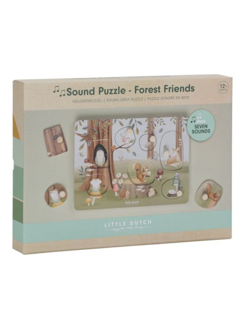 Little Dutch hangos puzzle - Forest Friends