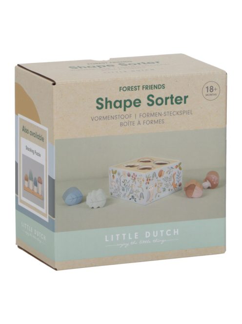 Little Dutch formabedobó kocka - Forest Friends