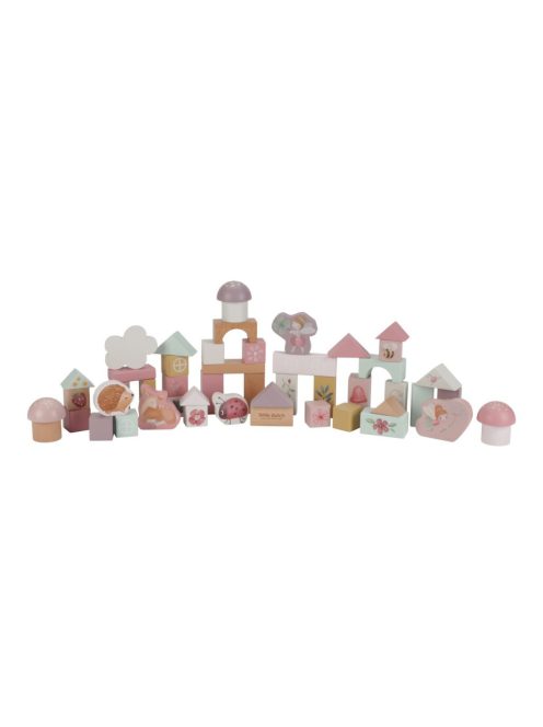 Little Dutch fa építőkocka 50 db - Fairy Garden