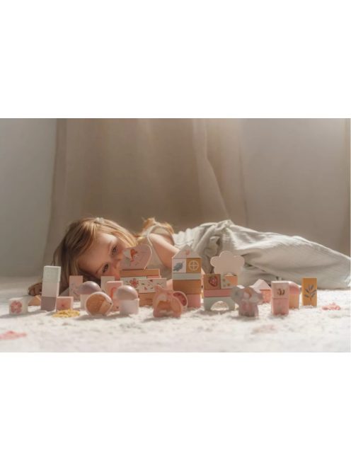 Little Dutch fa építőkocka 50 db - Fairy Garden