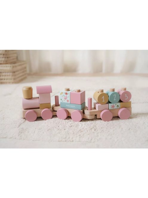Little Dutch vonat építőelemekkel - Fairy Garden